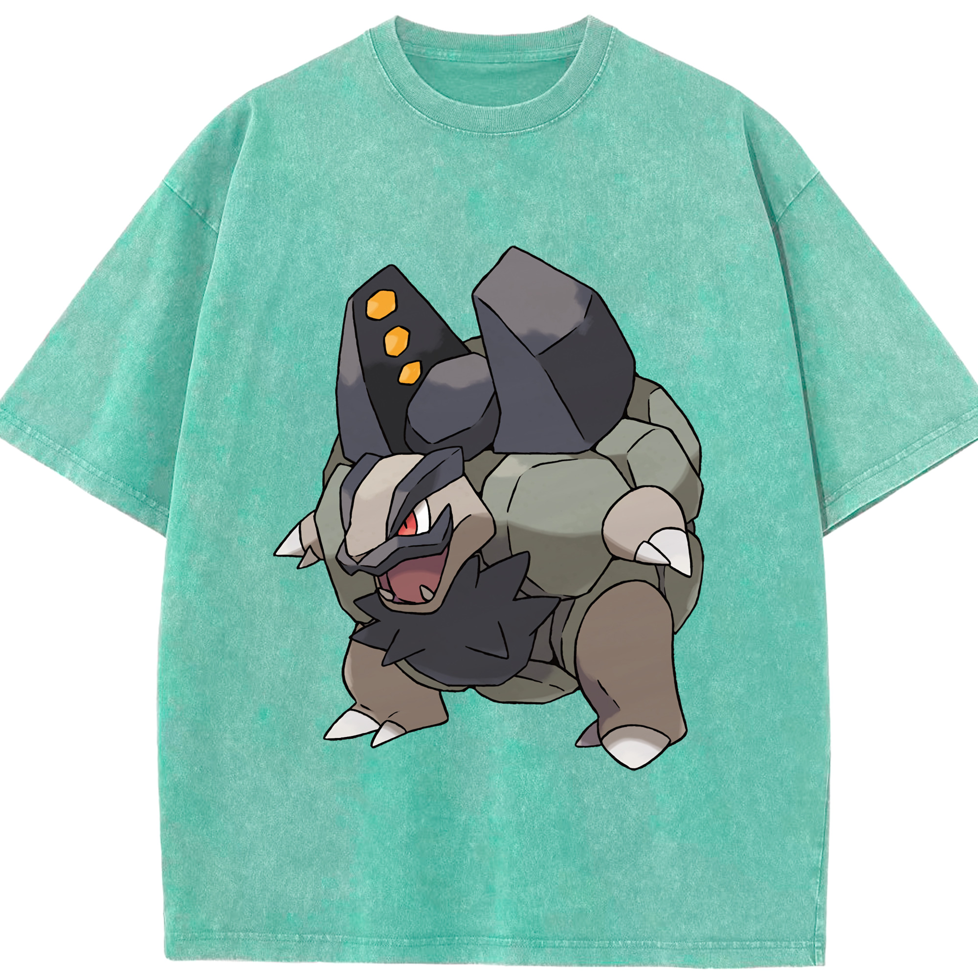 （画像用） ポケットモンスター Pokémon 綿100% ヴィンテージ風 半袖Tシャツ（フロントプリント）